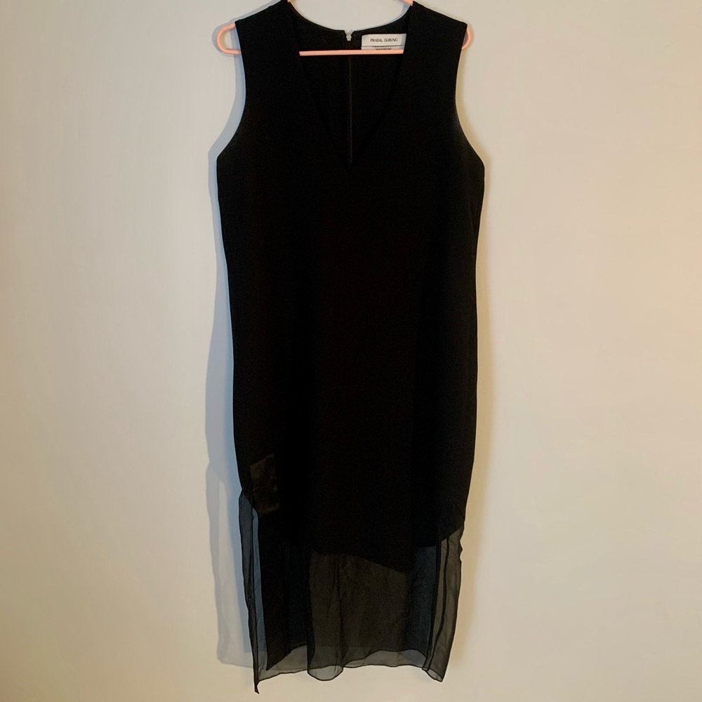 Prabal Gurung Sleeveless V-Neck Sheath Dressok - Picture 4 of 10